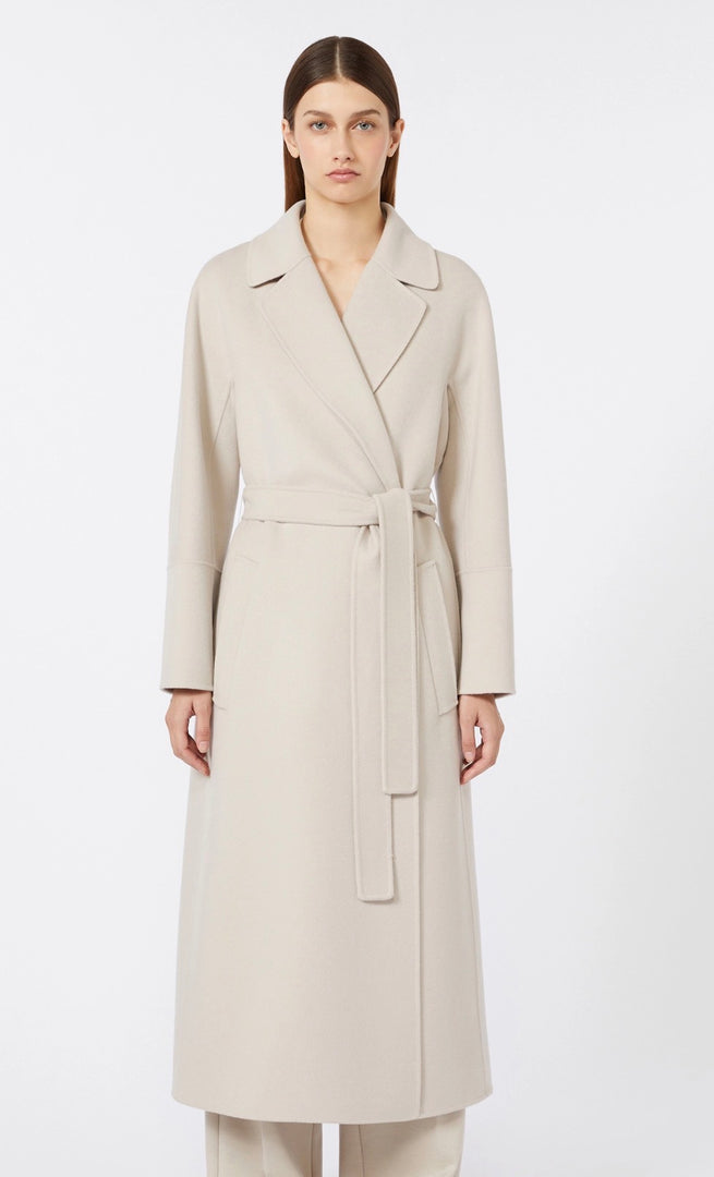 S’Maxmara Oat Wool Long Trench 36#