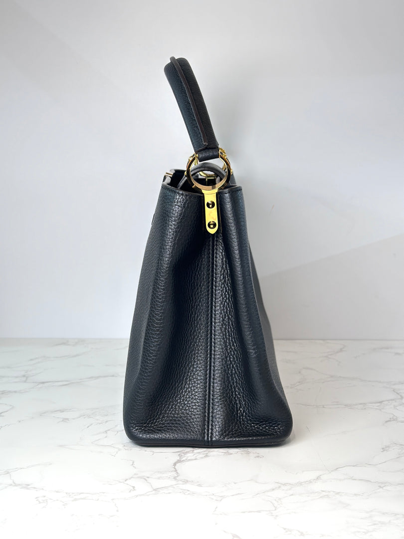 Louis Vuitton Black Capucines GM 38cm Bag 