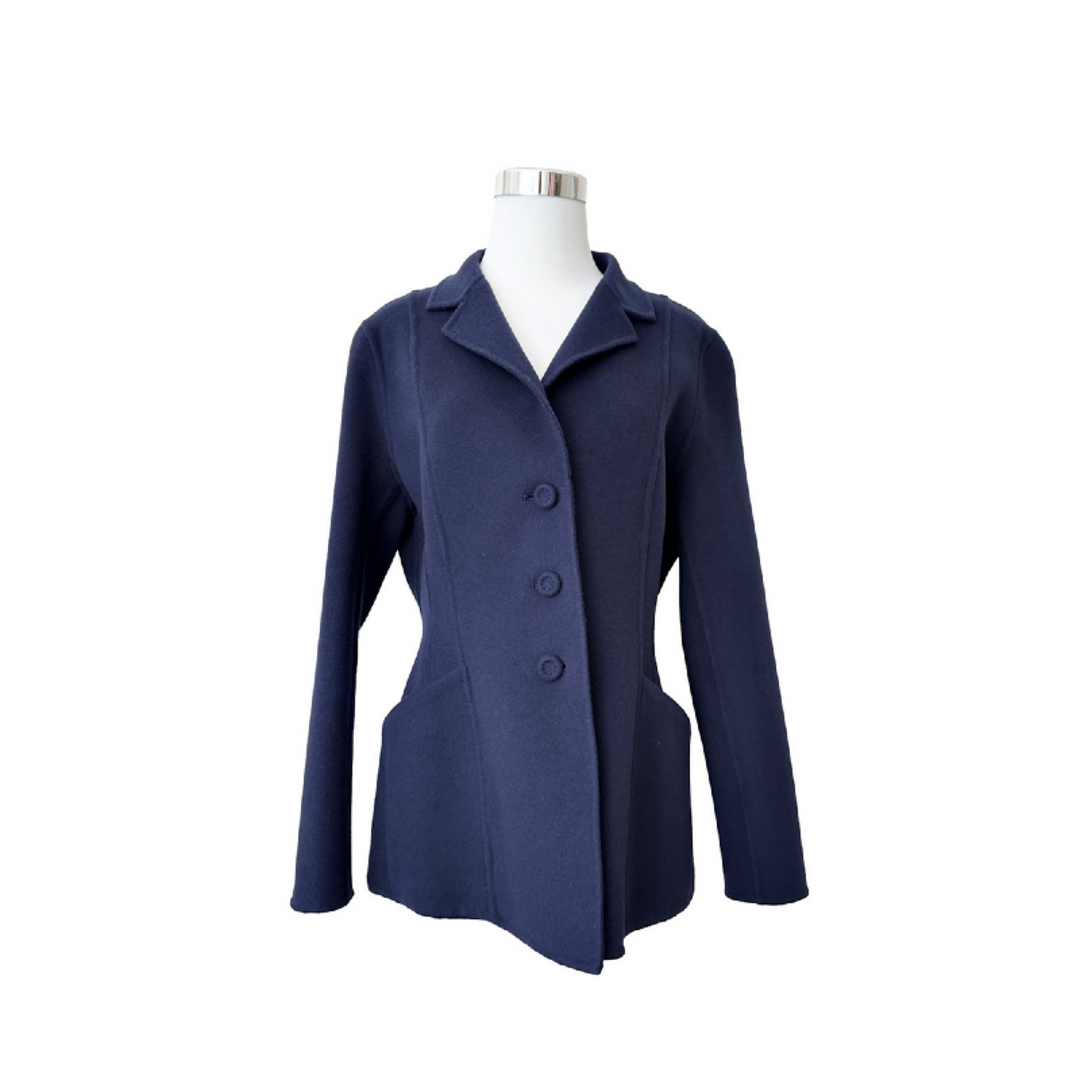 Dior Navy Blue Cashmere Jacket #42