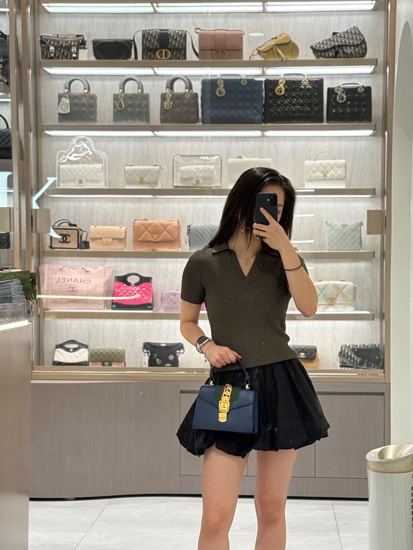 Gucci Sylvie Blue Small Bag