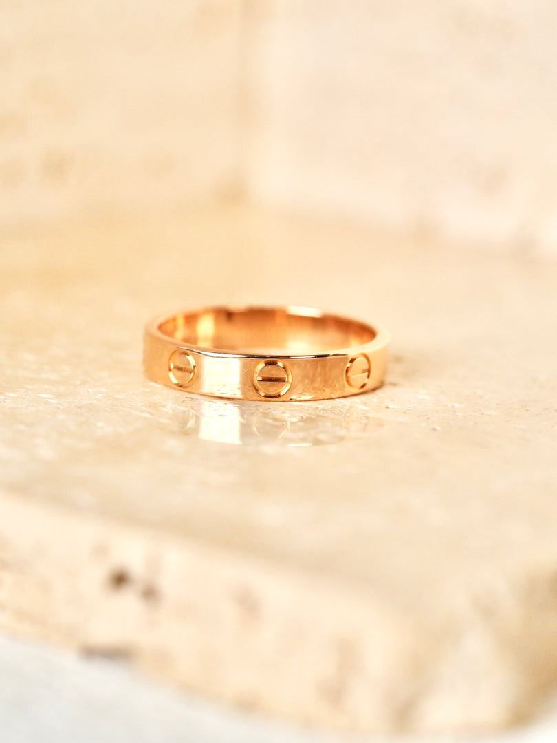 Cartier Love Ring Rose Gold #52
