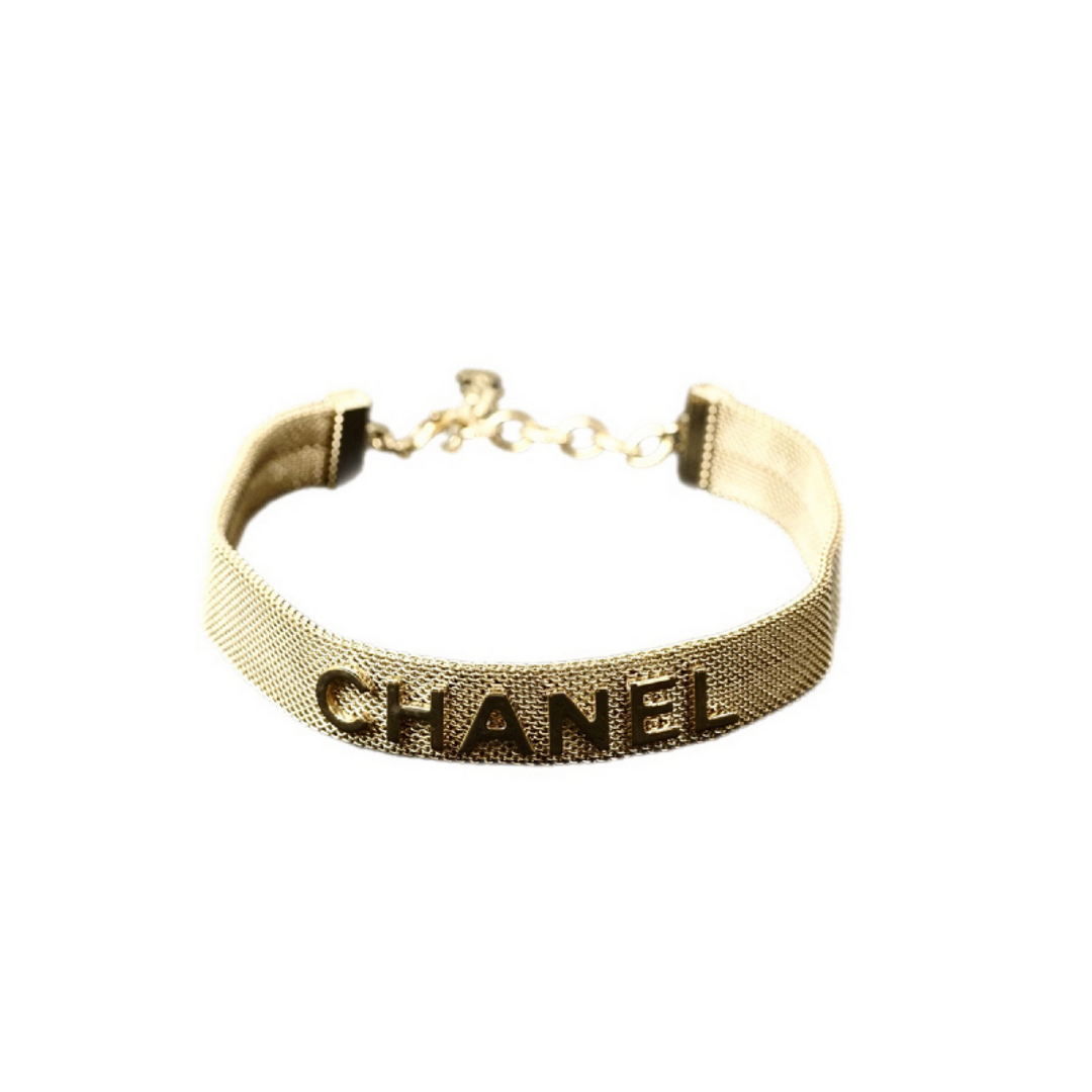 Chanel Gold Mesh Chocker