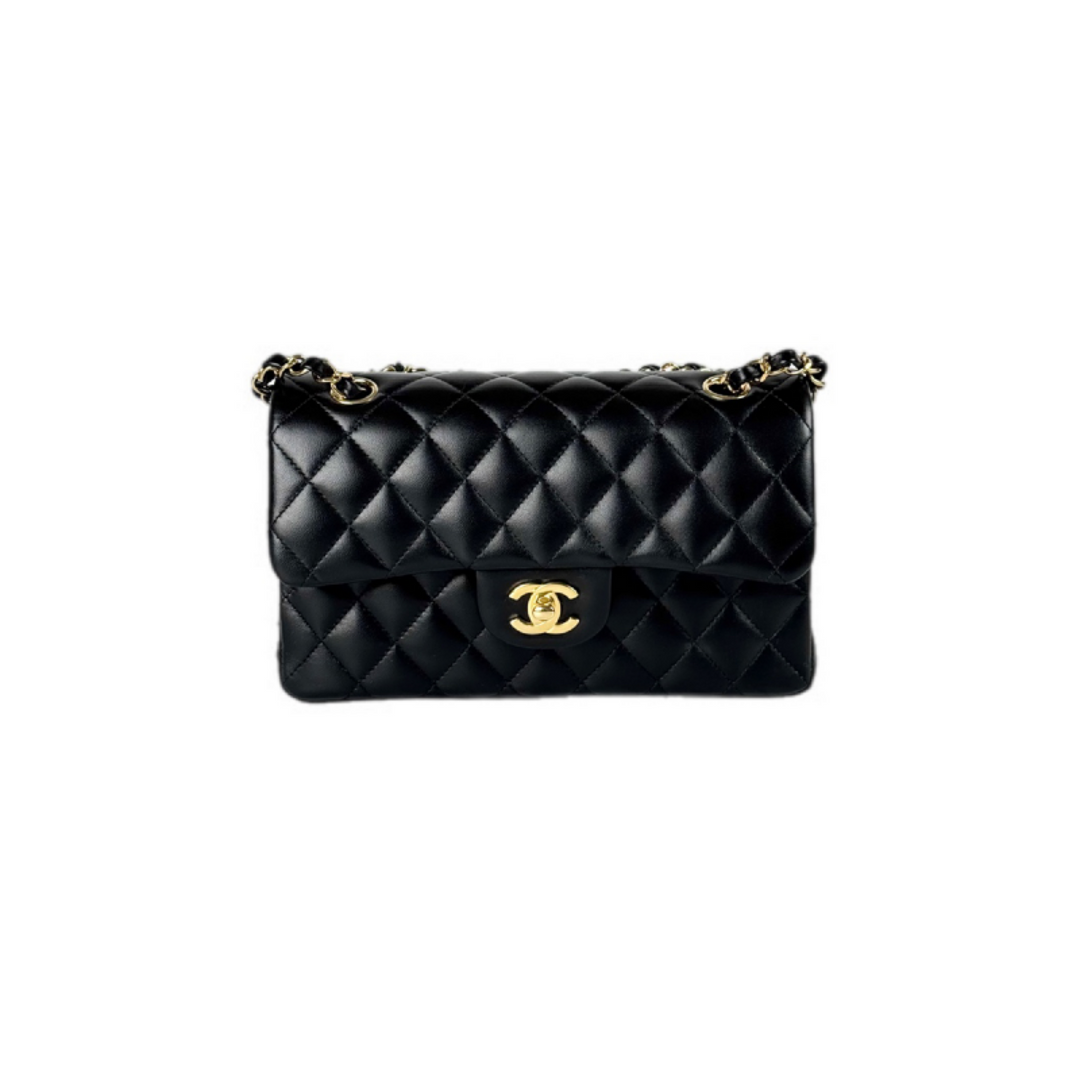 Chanel Classic Flap Small Lambskin Black Bag
