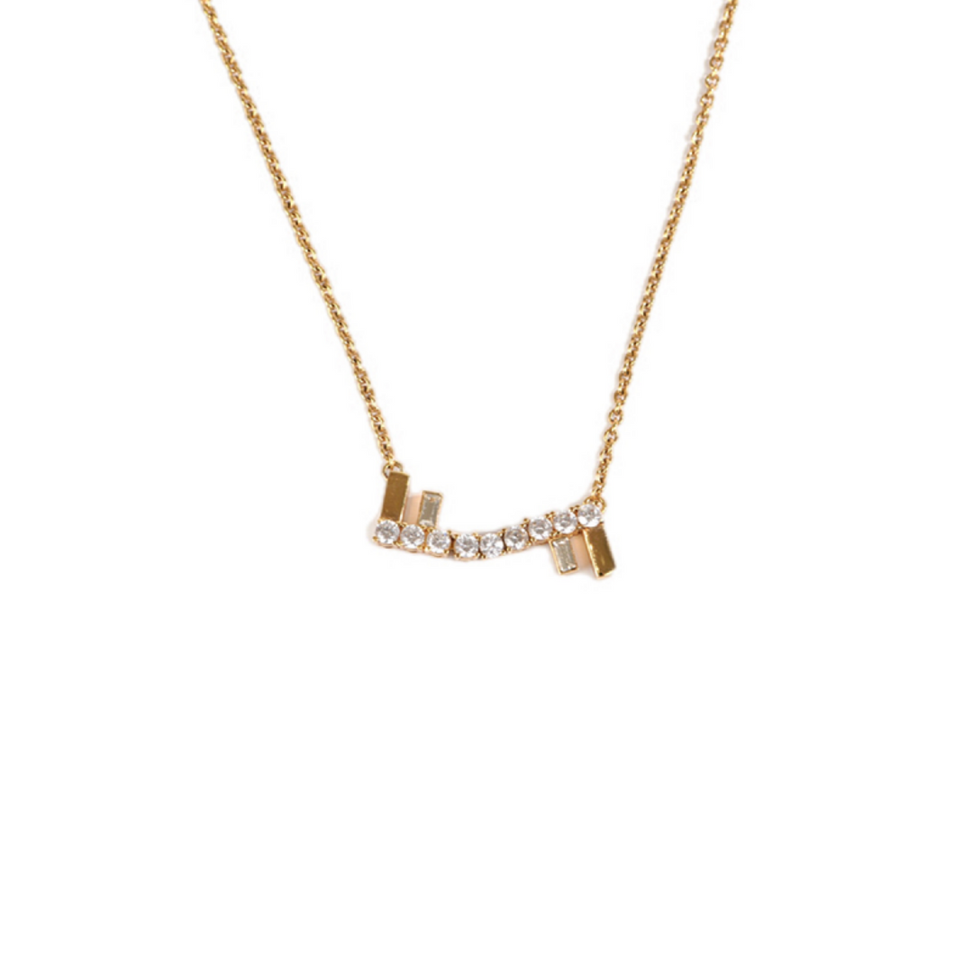 Fendi Vintage Gold FF Fashion Necklace