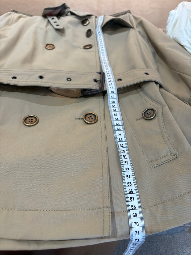 Burberry Classic Trench Coat Short Size 12#