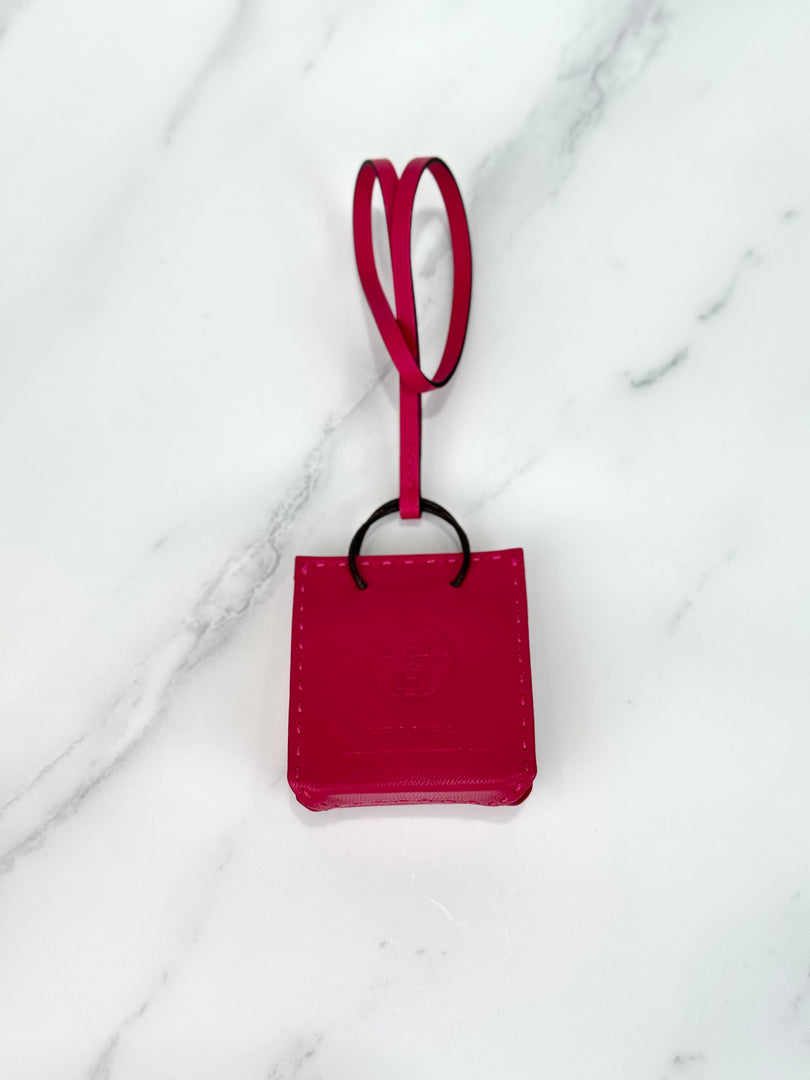Hermes Sac Pink Bag Charm