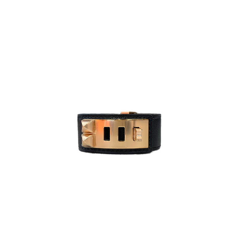 Hermes CDC Black Calfskin Bracelet