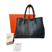 Hermes Garden Party 36cm Bag Black TC