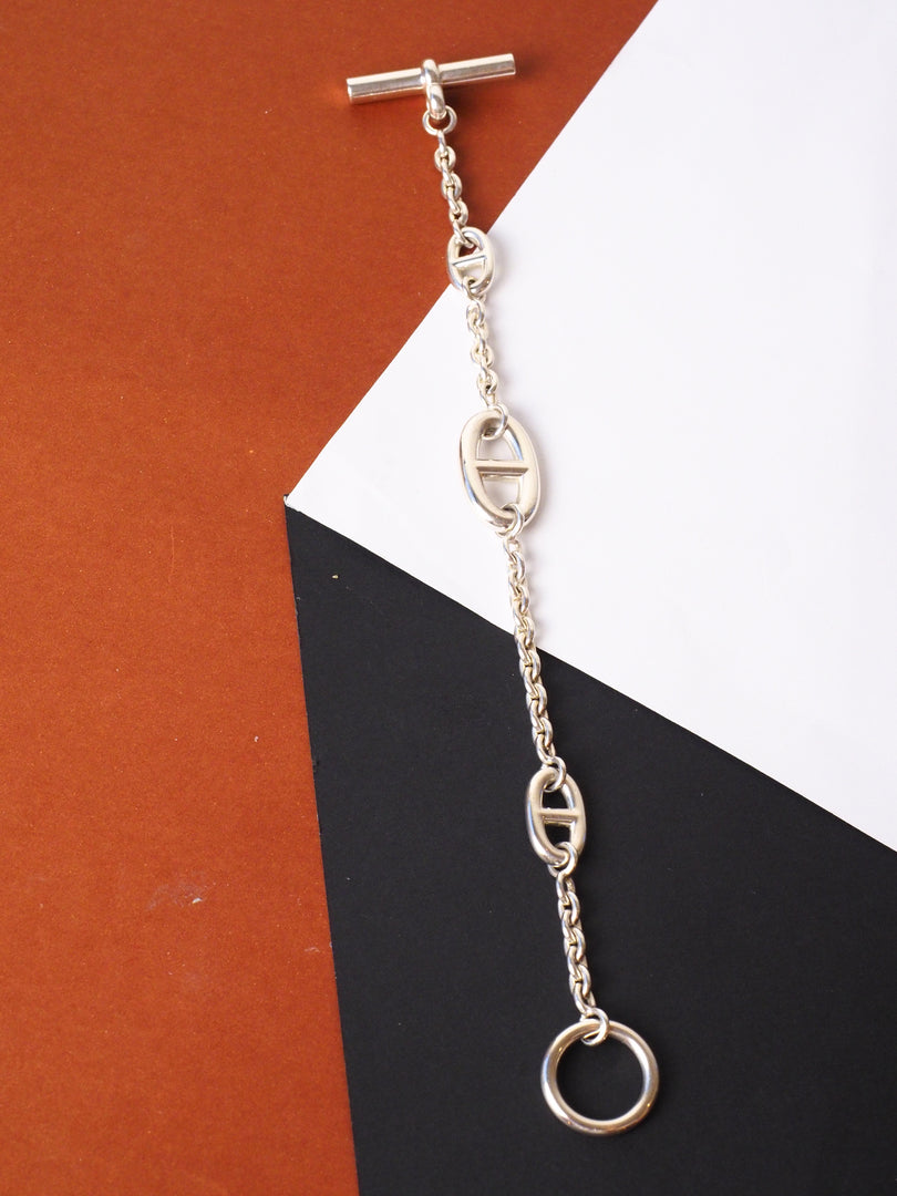 Hermes CA Farandole Silver Bracelet 
