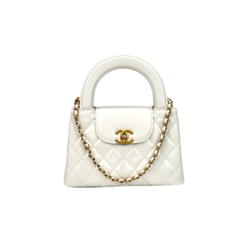 Chanel White Small Kelly Bag