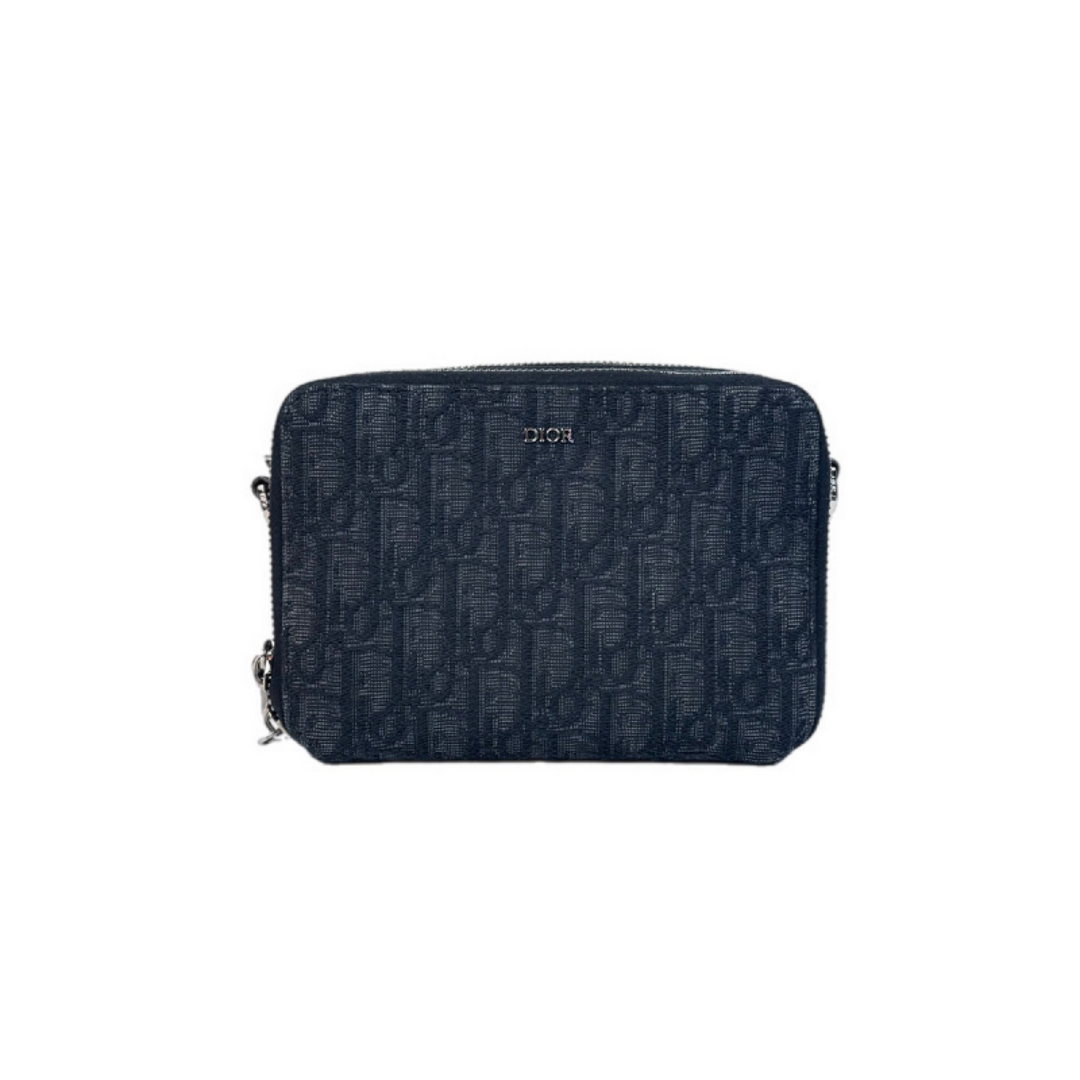 Dior Men’s Black Wallet On Strap Bag
