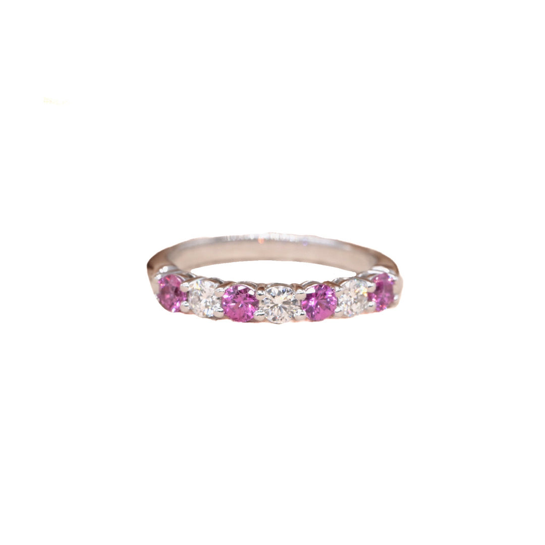 Tiffany Forever Pink Sapphire Diamond Ring