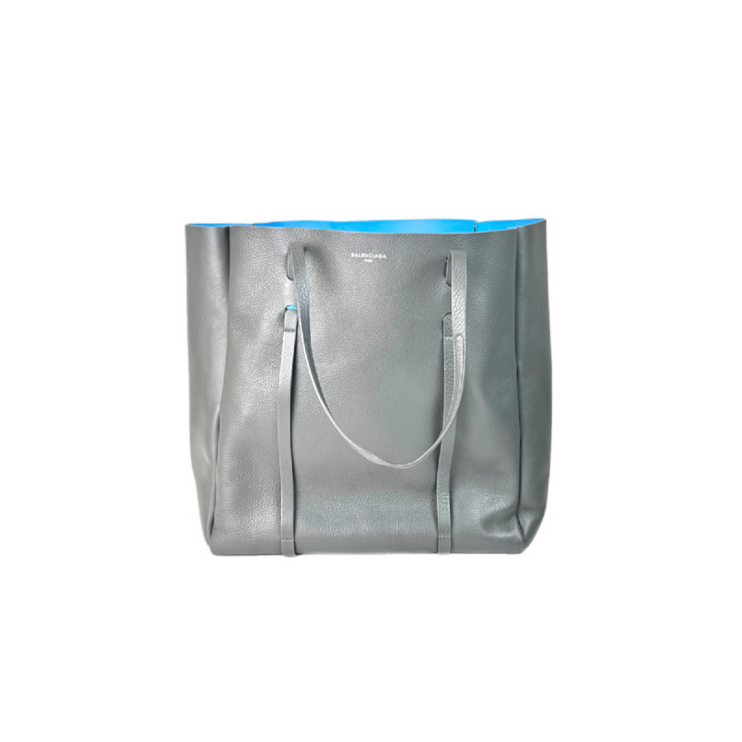 Balenciaga Grey/Blue Gris Fossile Everyday Tote Bags