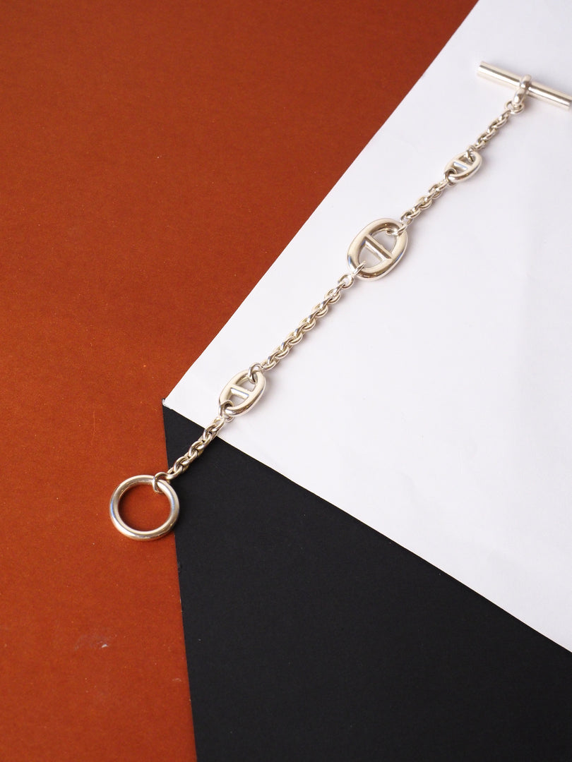 Hermes CA Farandole Silver Bracelet 