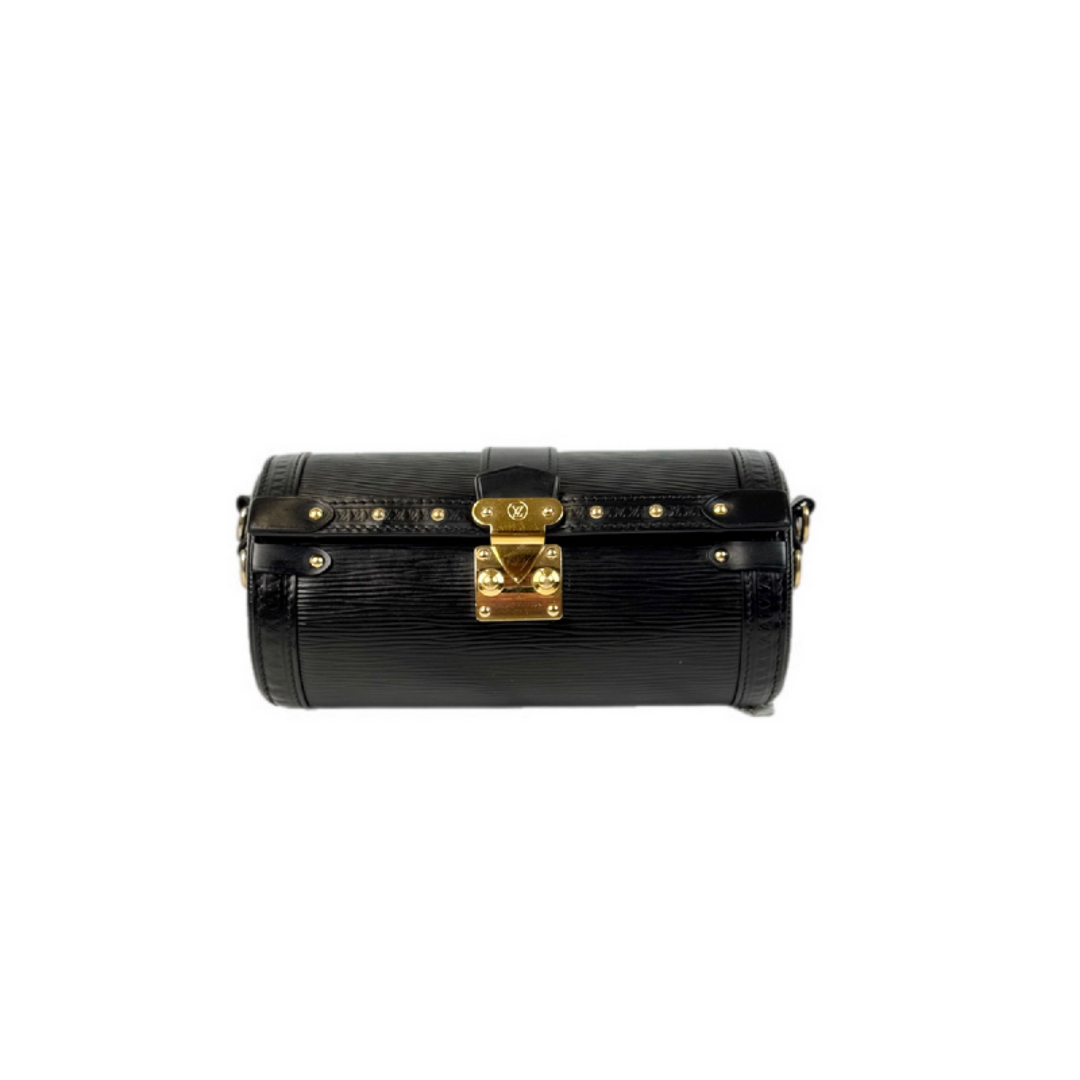 Louis Vuitton Papillon Trunk Black Epi Bag