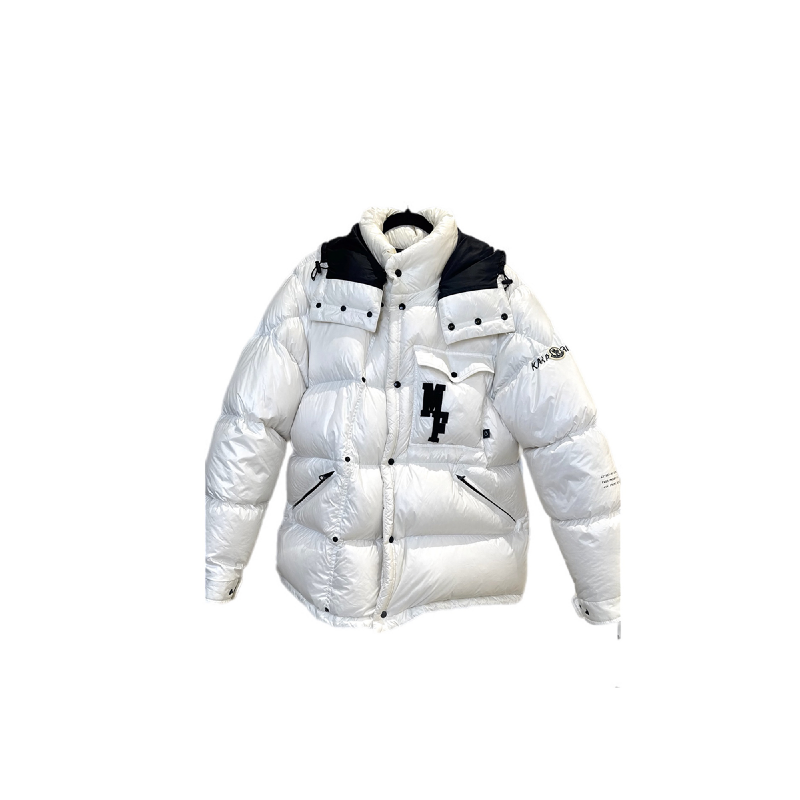 Moncler White Puff Down Coat #2