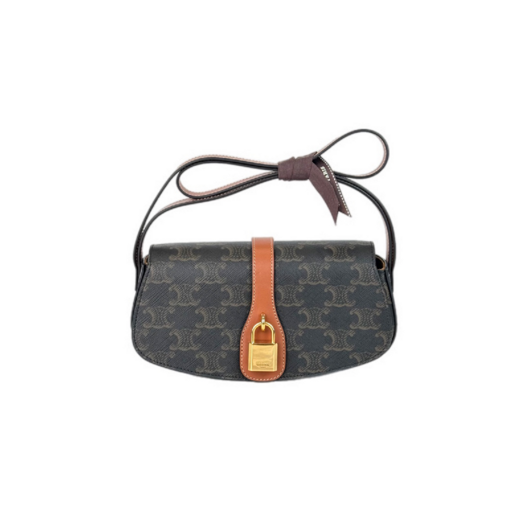 Celine Triomphe Tabou Canvas Bag