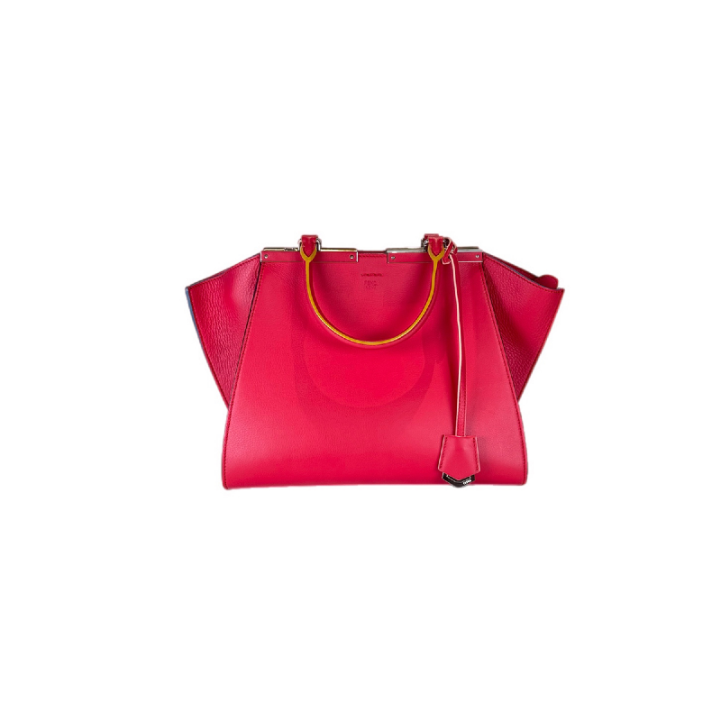 Fendi Red 3 Jours Tote Bag