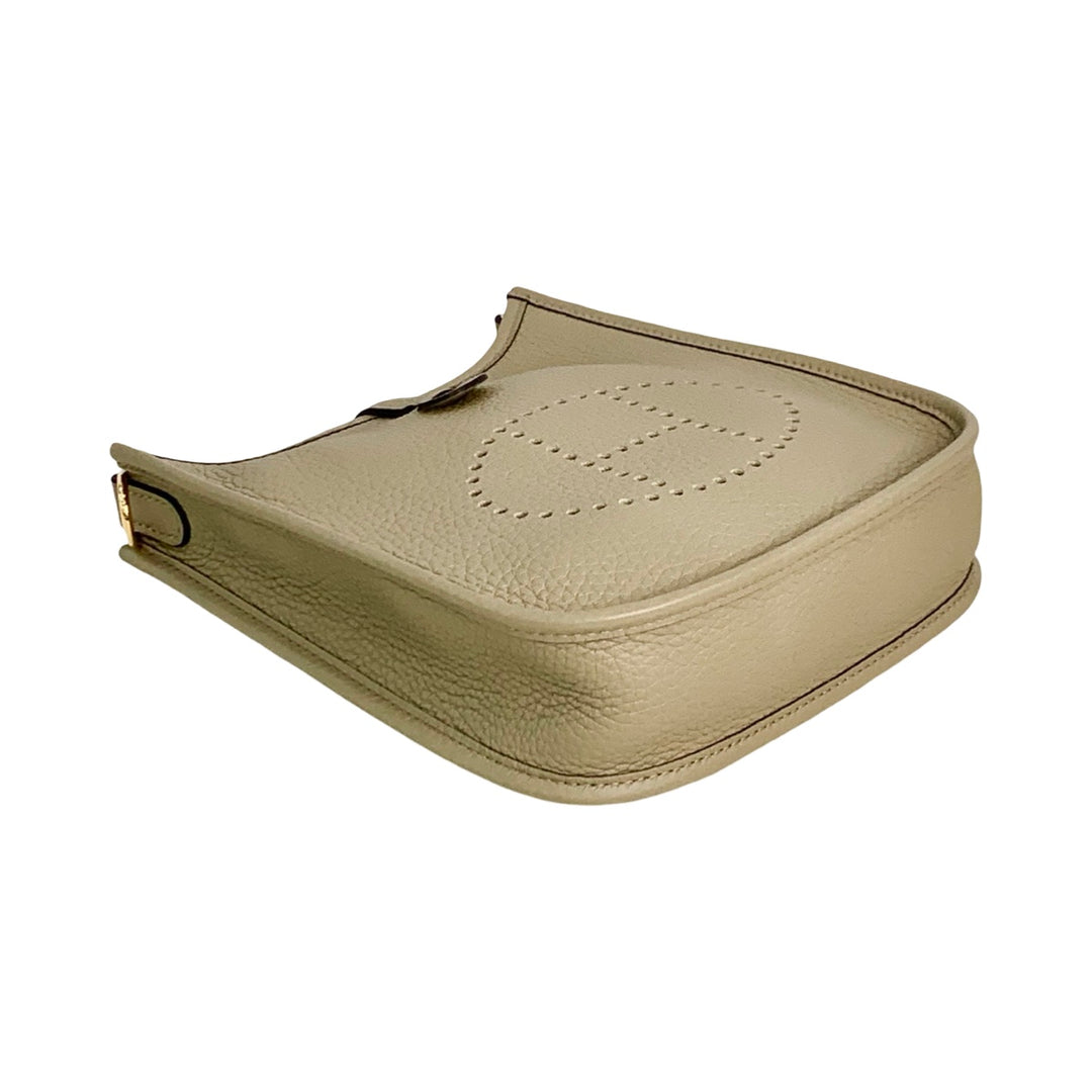 Pre-owned Hermes Evelyne Mini Bag Beige Marfa in TC Leather - photo 7