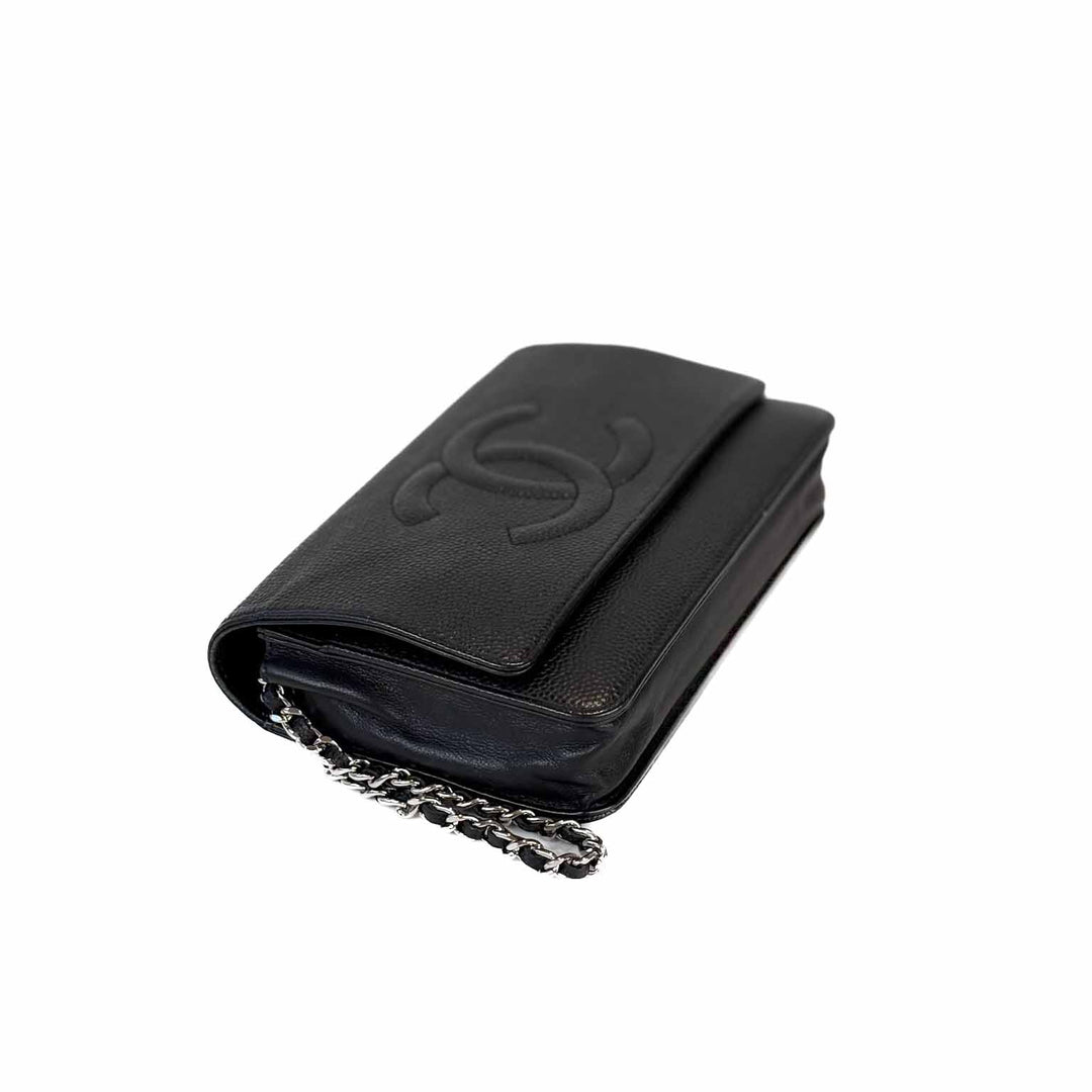 Chanel Black CC Logo WOC Bag