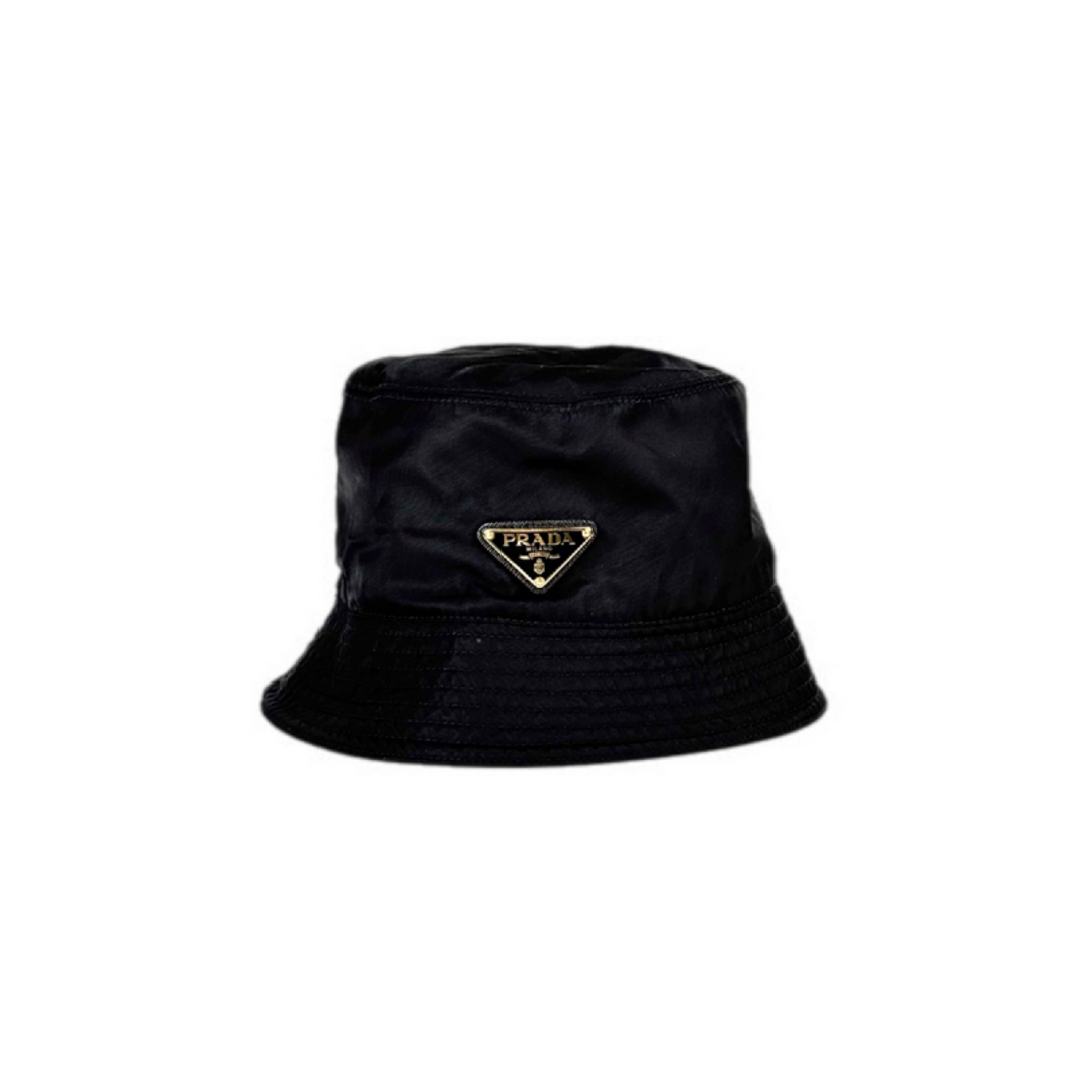 Prada Black Re-Nylon bucket Hat #M 58cm