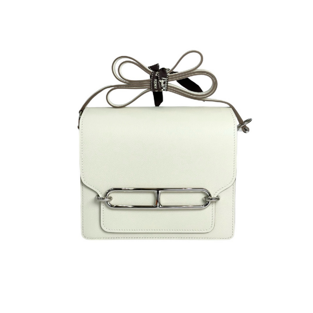 Hermes Mini Roulis Bag Mushroom/Biscuit Evercolor