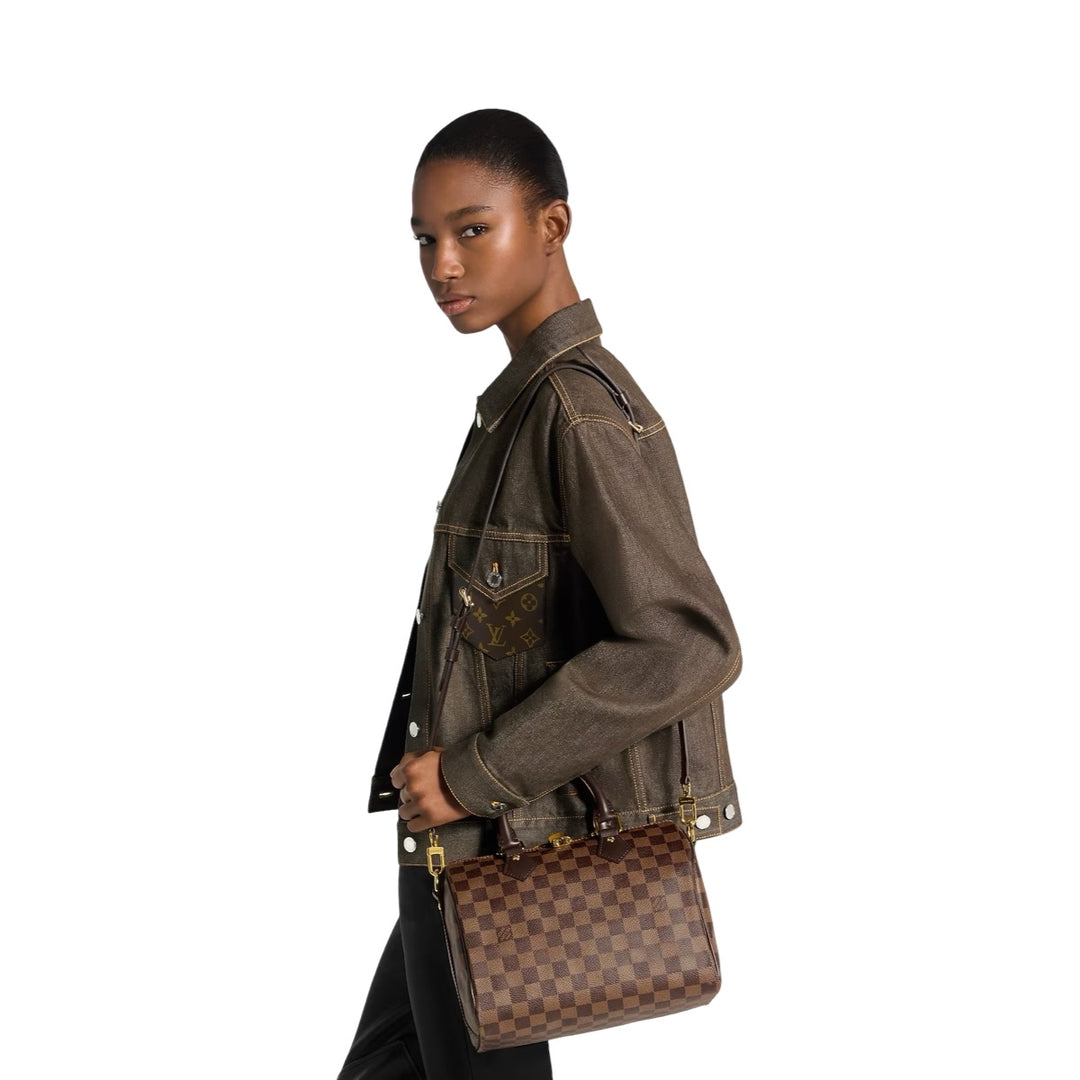 Louis Vuitton Speedy 25cm Bag with Strap No Key