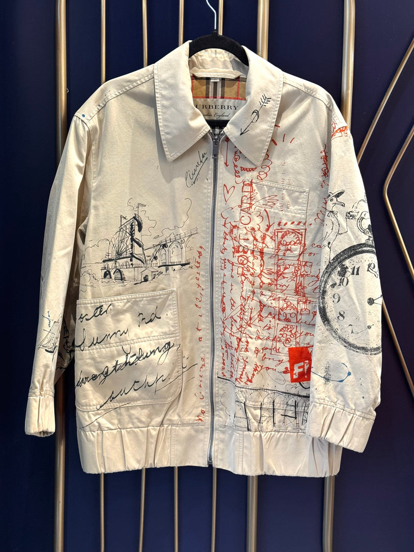 Burberry Clothing Jacket With Painting 165/71A
