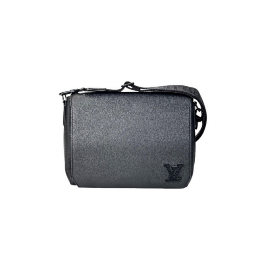 Louis Vuitton Black Takeoff Messenger Bag