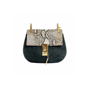 Chloe Black Python Drew Bag - Jiaxyk