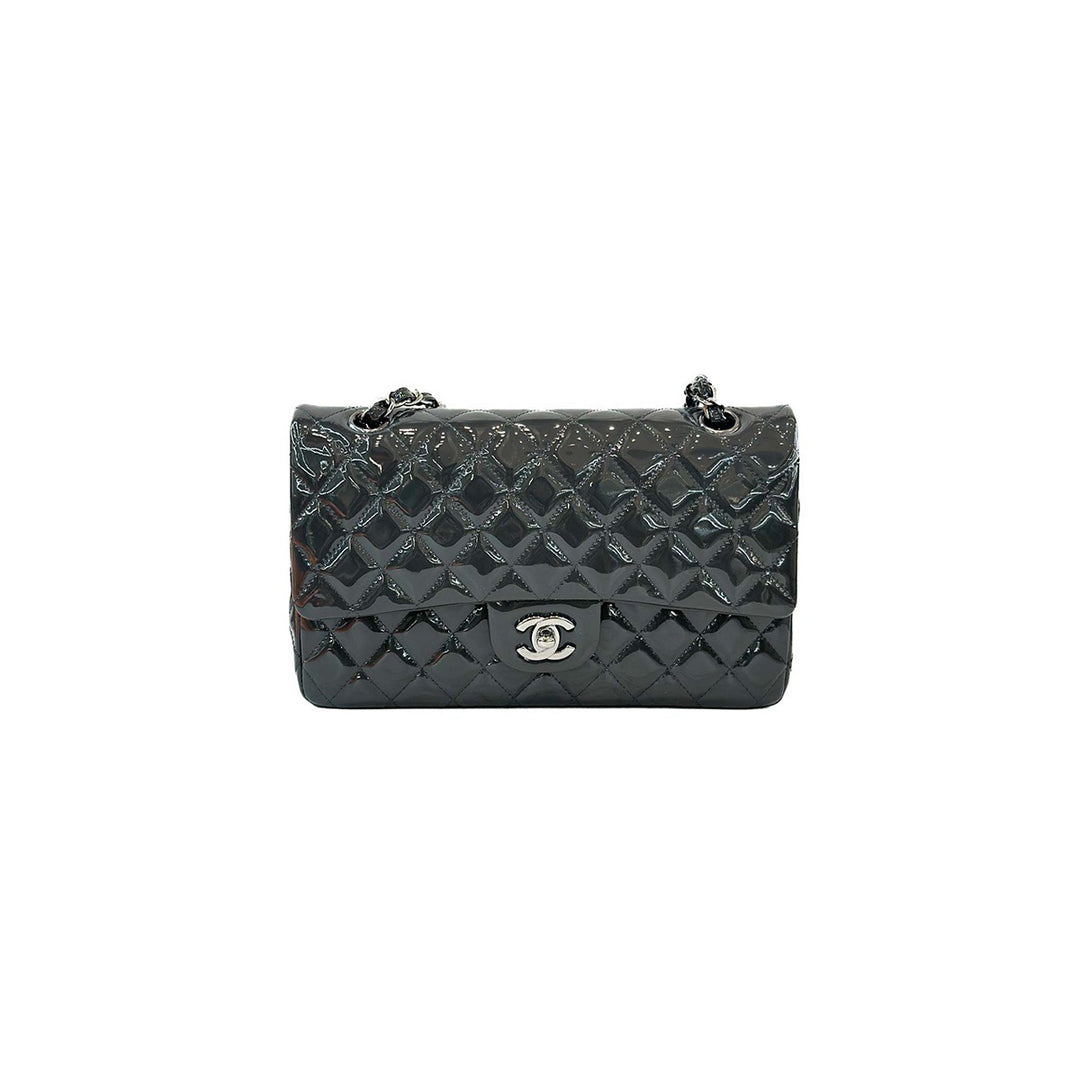 Chanel Grey Med Classic Flap Bag