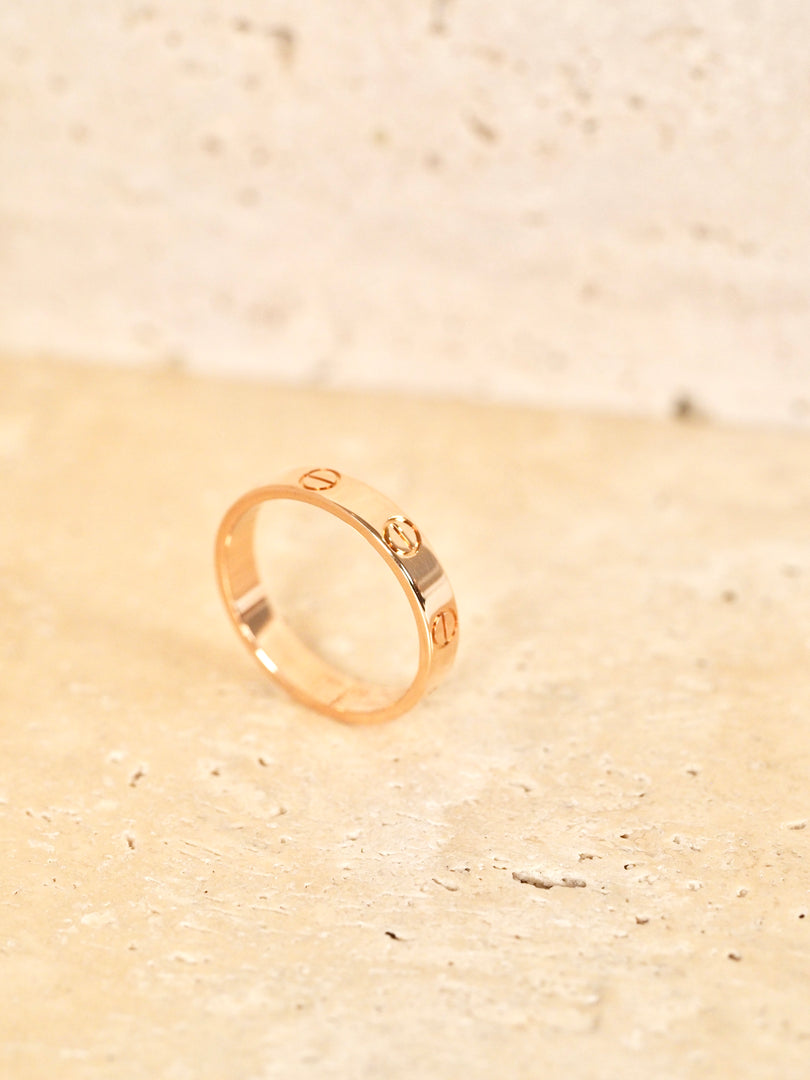 Cartier Love Ring Rose Gold #52