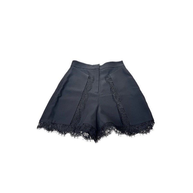Alexander McQueen Ladies Shorts with Lace Black #40