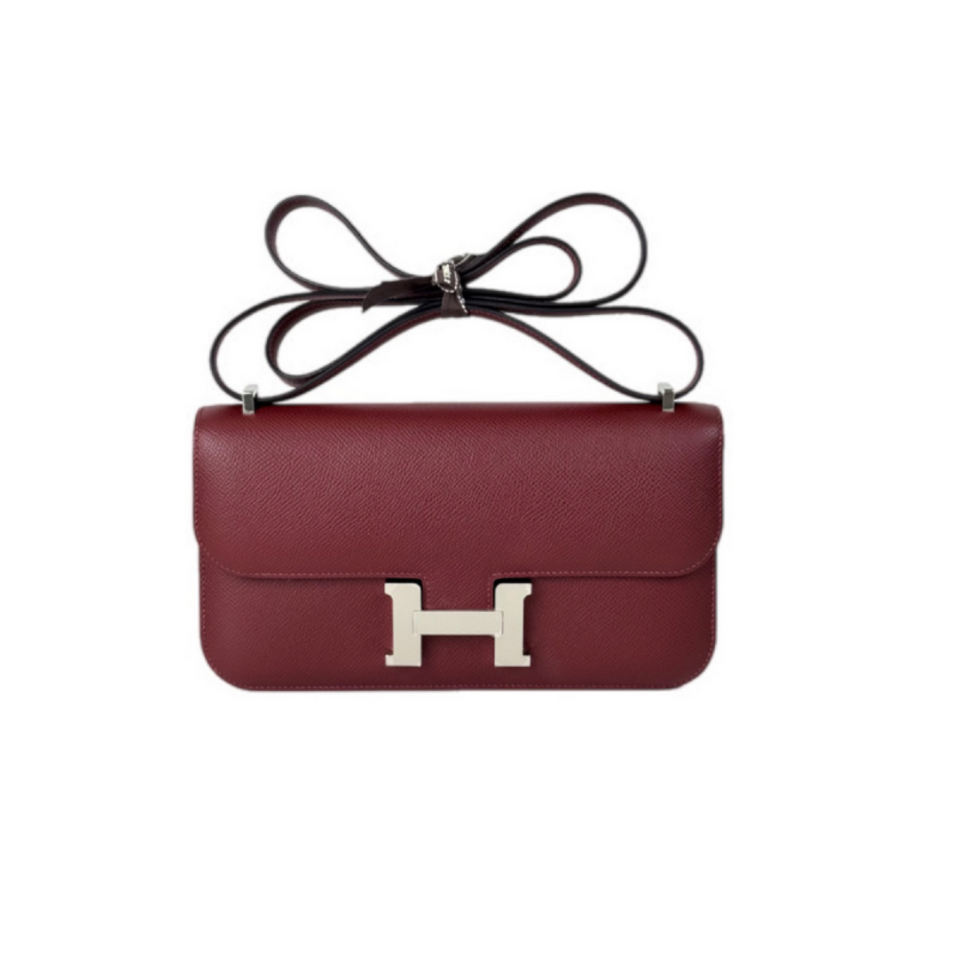 Hermes Constance Elan Epsom 55 Rouge Bag