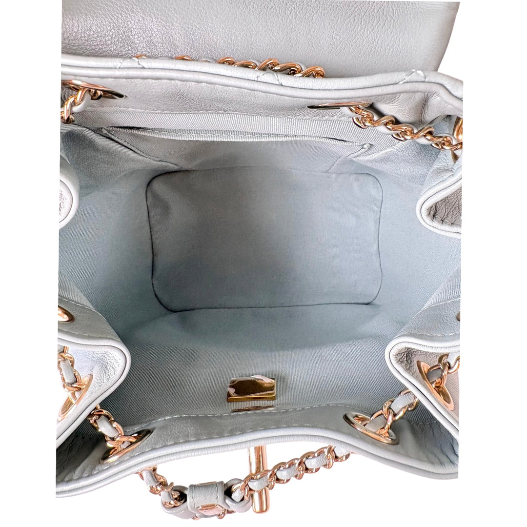 Chanel Duma Backpack Light Blue Bag