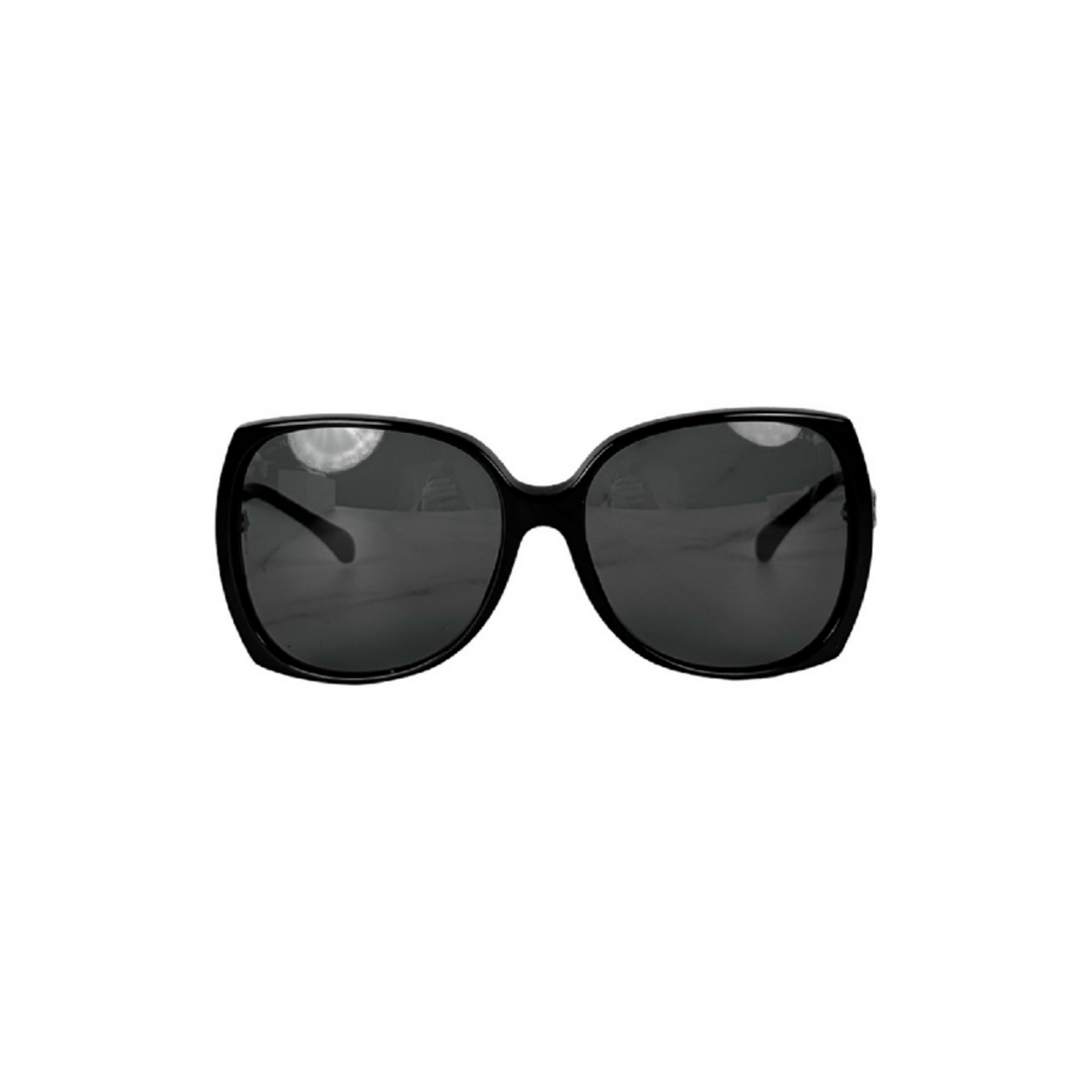 Chanel Black CC Square Sunglasses