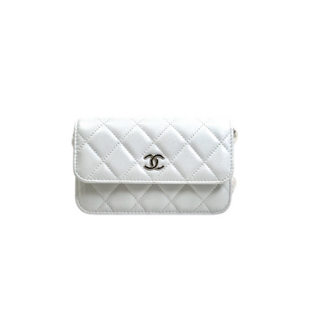 Chanel Mini White Pearl Bag