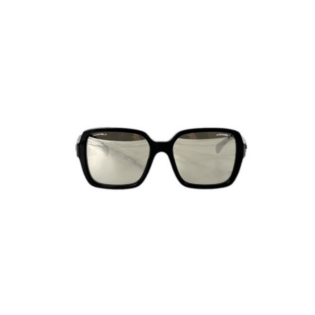 Chanel Square Frame Black Sunglasses
