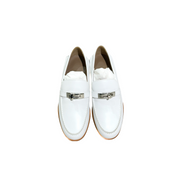Herms White Destin Loafers #35 - Jiaxyk