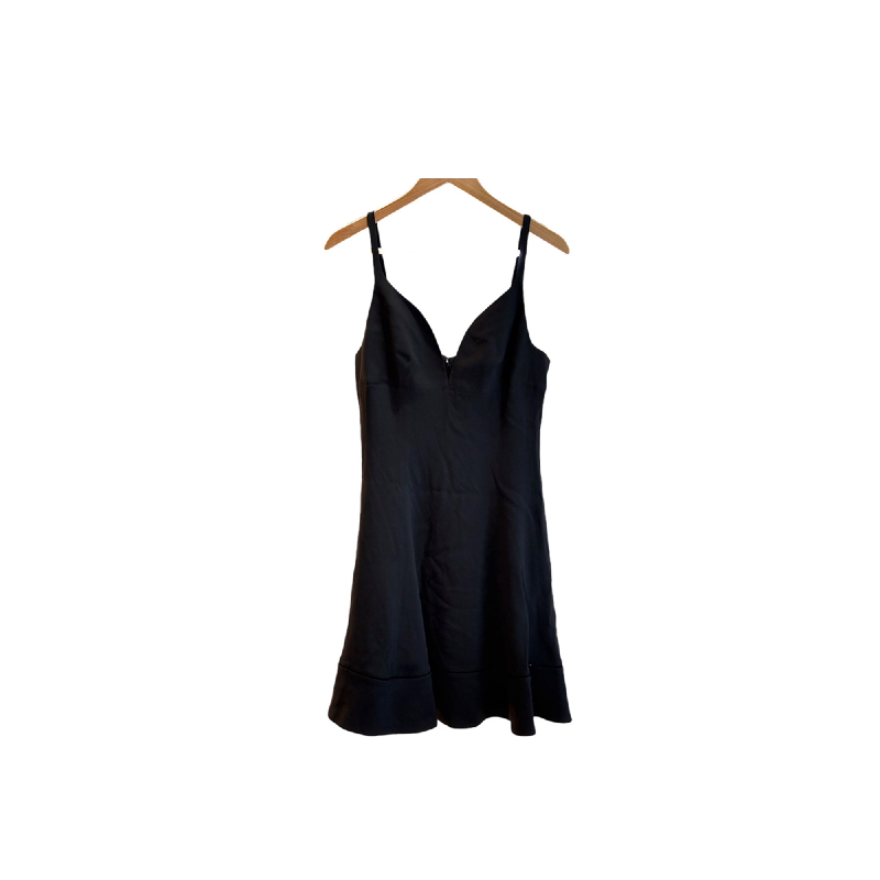 Balenciaga V-Neckline Dress Black  Size 40