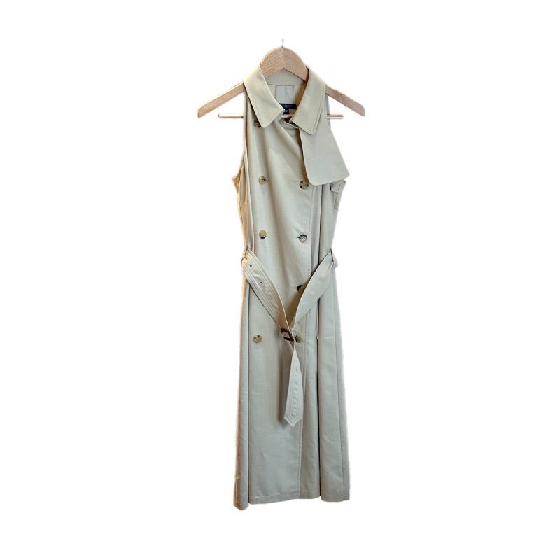 Burberry Non-Sleeves Trench Coat Light Brown Size 12