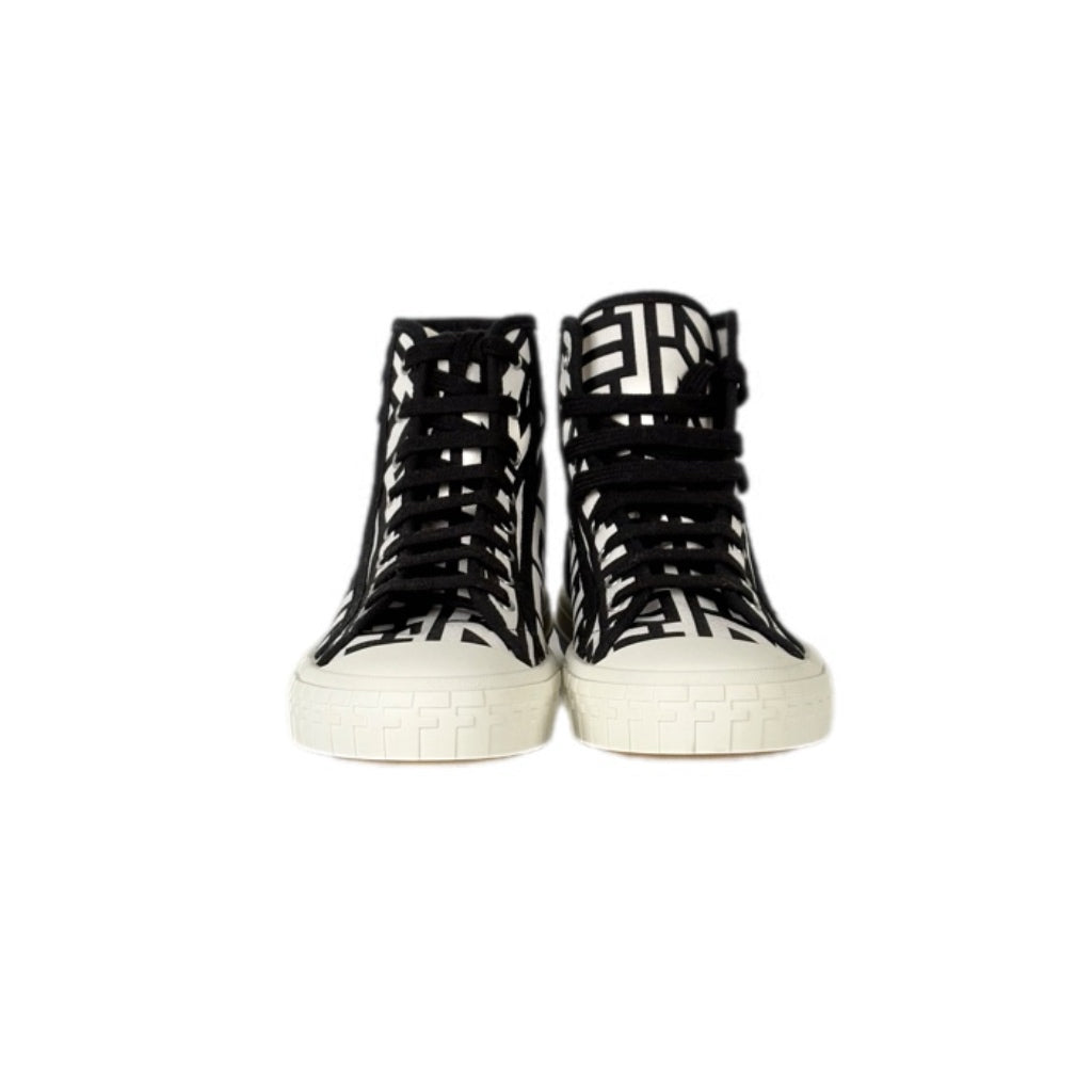 Fendi x Marc Jacobs Domino White/Black Hightops Sneakers #39