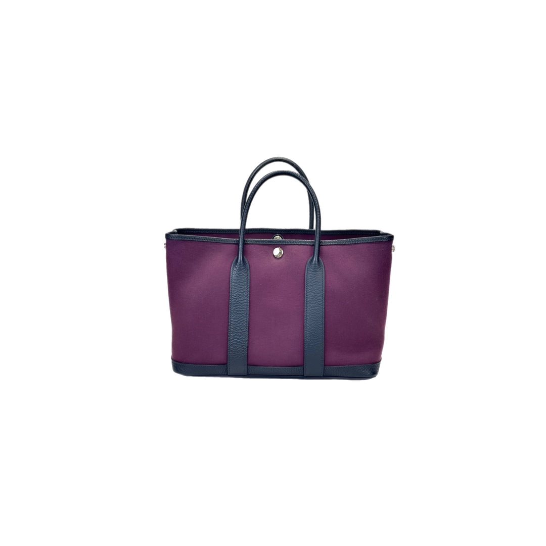 Hermes Garden Party 30cm Cassis Bag