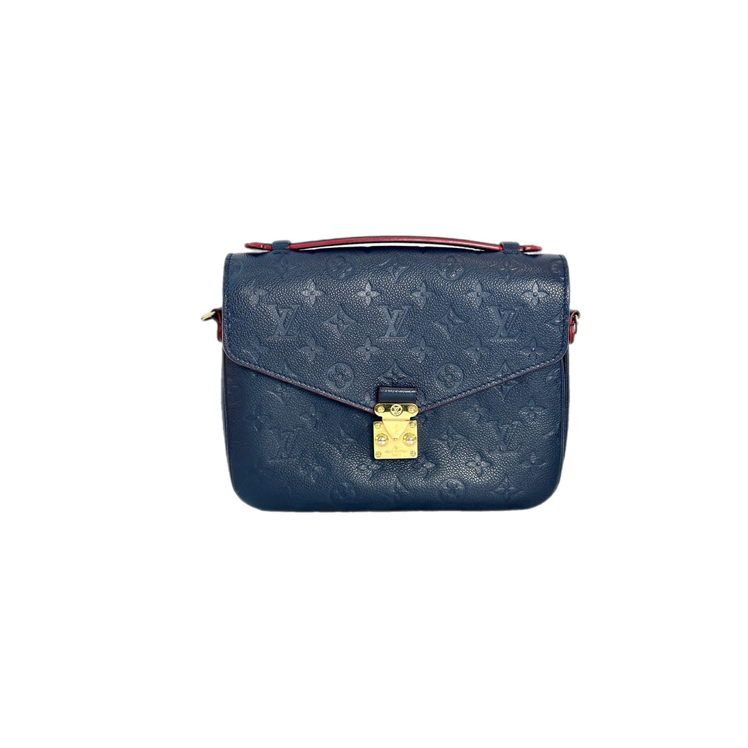 Louis Vuitton Pochette Métis Calfskin Navy