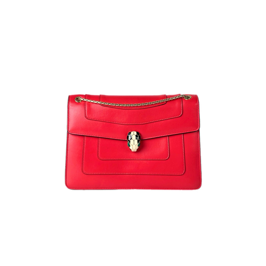 Bvlgari Serpenti Red Bag Cross Body Bag