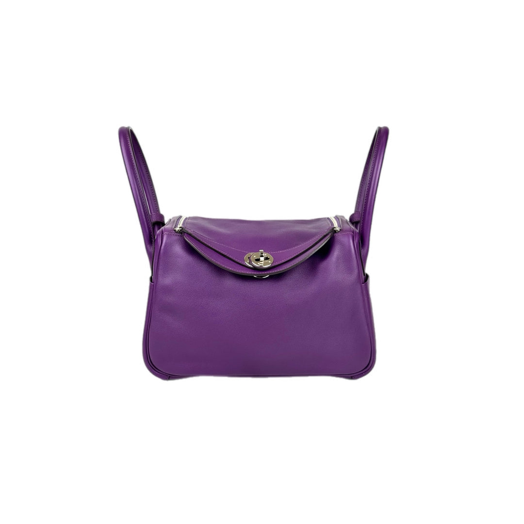 Hermes Lindy 26cm Bag Purple Evercolor