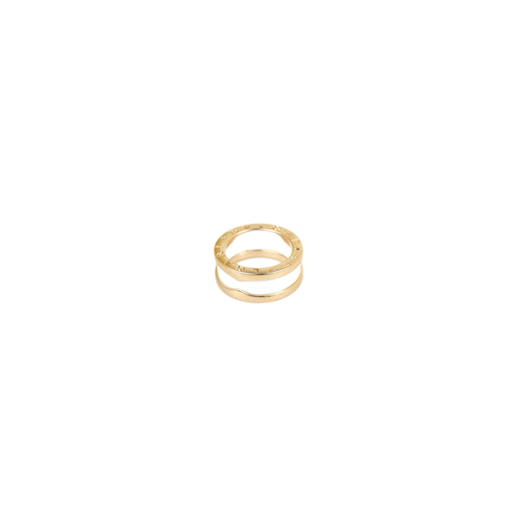 Bvlgari B Zero1 Ring Ceramic White 48#