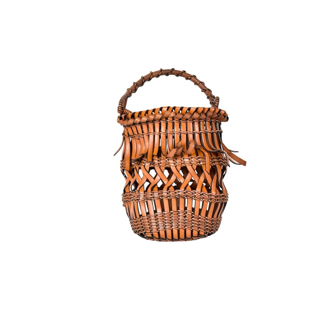 Loewe Calfskin Fringe Bucket Bag