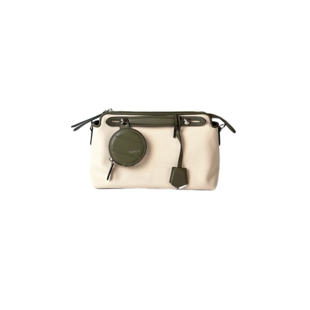Fendi By The Way Canvas/Green Small Bag