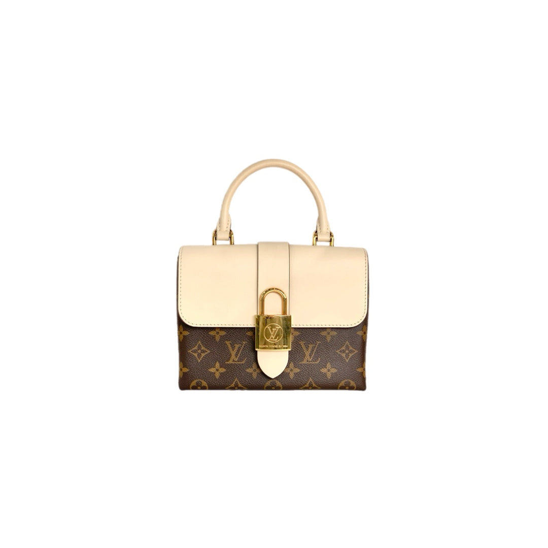 Louis Vuitton White/Monogram Locky BB Bag